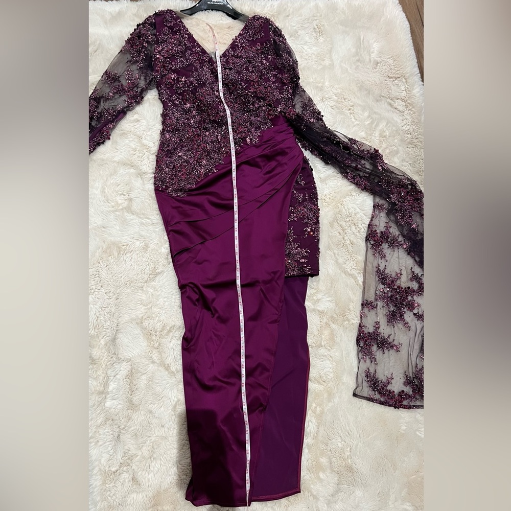 Walter Collection by Walter Mendez Custom Beaded Gown - Picture 11 of 17